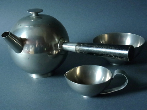 ピューターティーポットセット