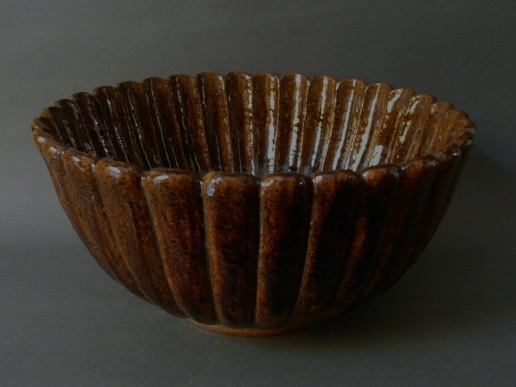 大樋焼菊花形大鉢