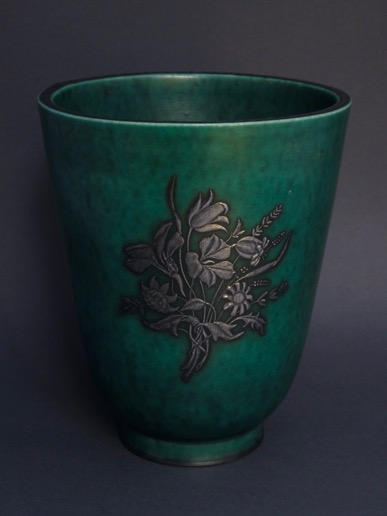 緑釉銀彩ストーンウエア「Argenta」