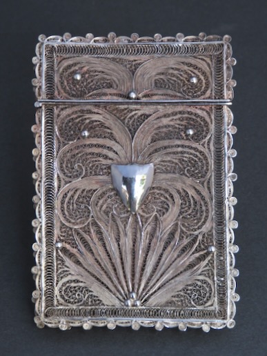 銀線細工名刺入れ